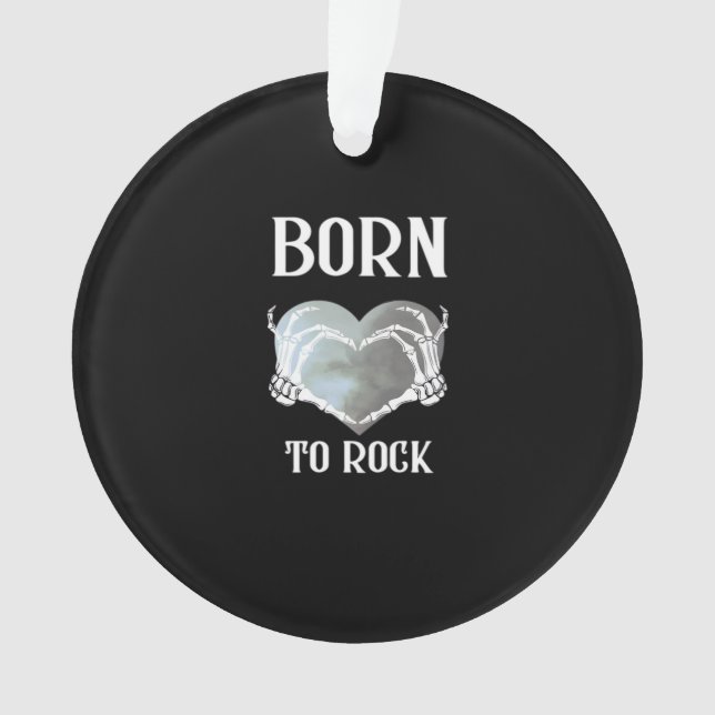 Ornamento Skeleton Mãos Cinza Gráfico Para Clássico (Frente)