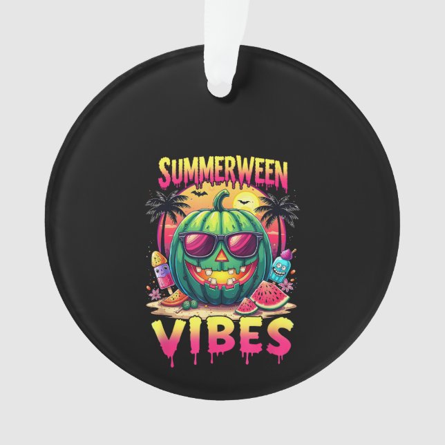 Ornamento Skeleton Summer Summerentre Vibes Watermelon Jack- (Frente)