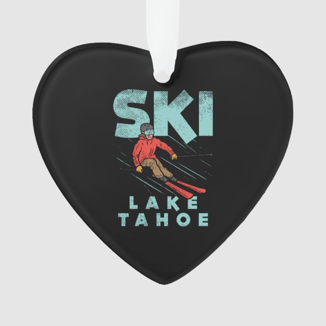 Ornamento Ski Lake Tahoe (Frente)