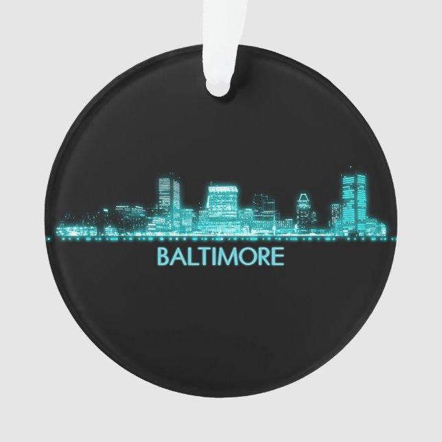 Ornamento Skyline Baltimore (Frente)