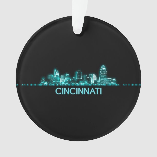 Ornamento Skyline Cincinnati (Frente)
