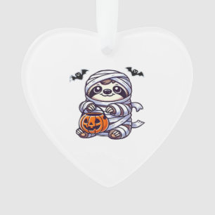 Ornamento Sloth Halloween Mummy Kids Men Sloth Classic