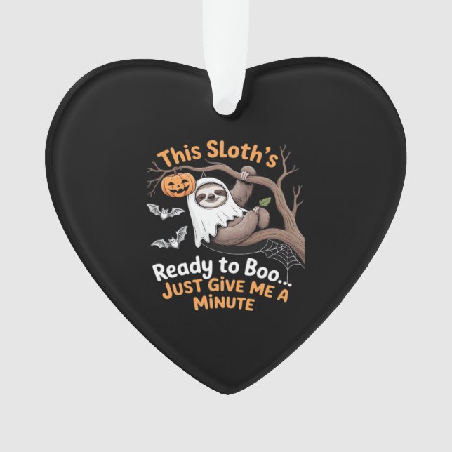 Ornamento Sloth Halloween Sloths Cute Bat Vampire Essential (Frente)