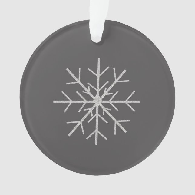 Ornamento Snowflake (Frente)