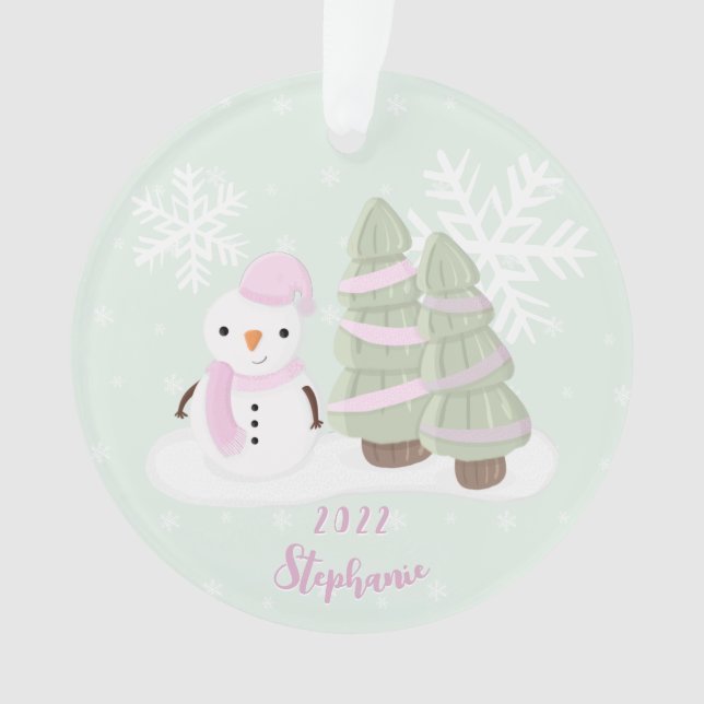 Ornamento Snowman Christmas (Frente)