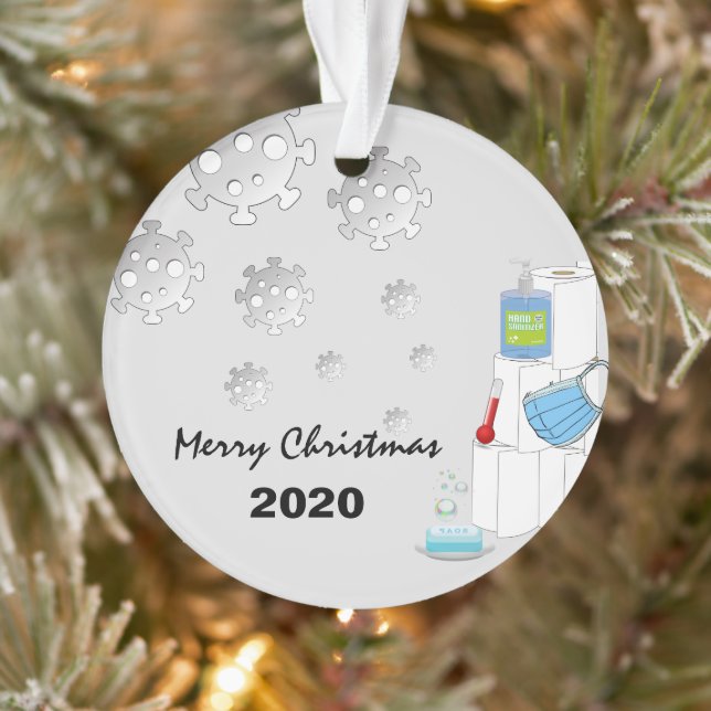 Ornamento Sobrevivente Personalizado 2020 Árvore de Natal Co (Árvore)