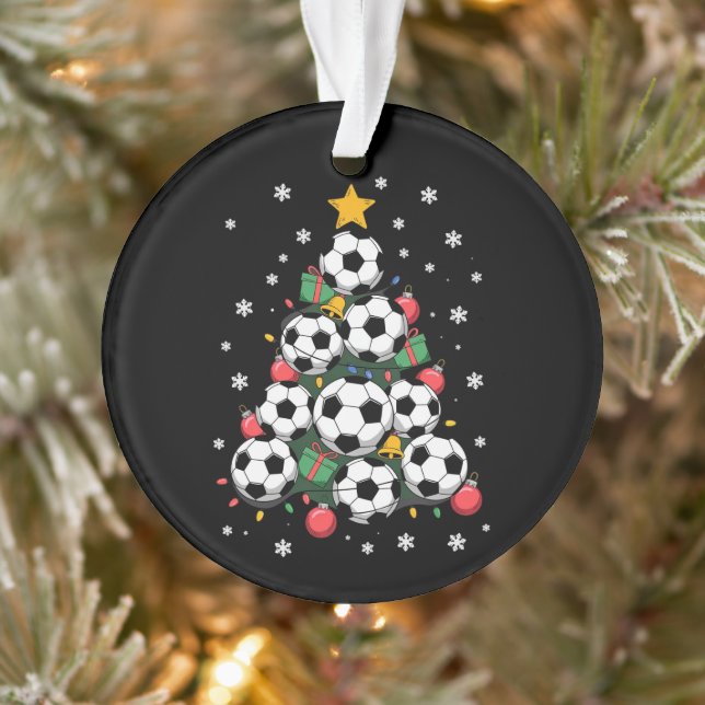 Ornamento Soccer Christmas Tree Xmas Player Sports Lover (Árvore)