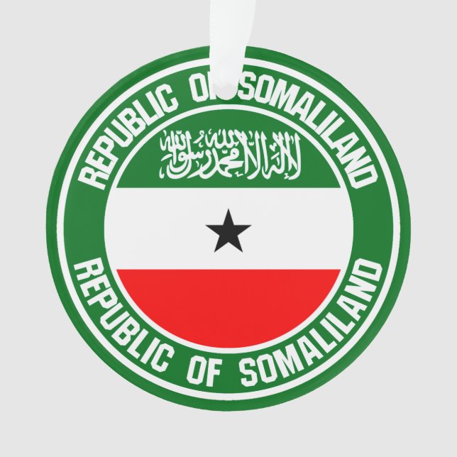 Ornamento Somaliland Round Emblem (Frente)