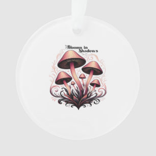 Ornamento Sombras de Sangue - Whimsigoth Mushroom Art Pastel