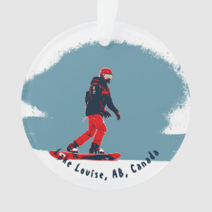 Ornamento Sonho com Snowboard - Snowboarder