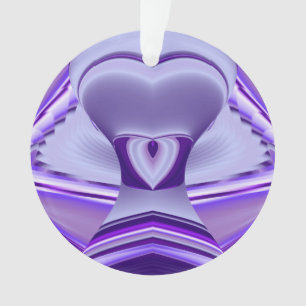 Ornamento Sonhos de Arco-Íris de Flor Roxo