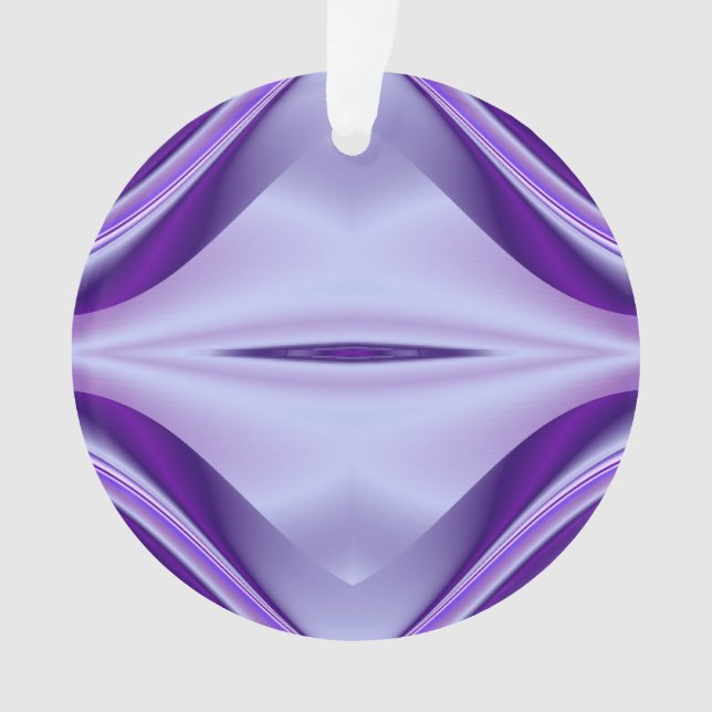 Ornamento Sonhos de Arco-Íris de Flor Roxo (Frente)