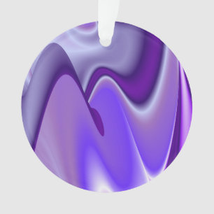 Ornamento Sonhos de Arco-Íris de Flor Roxo