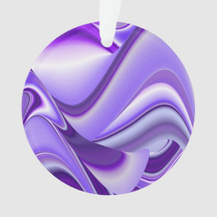 Ornamento Sonhos de Arco-Íris de Flor Roxo