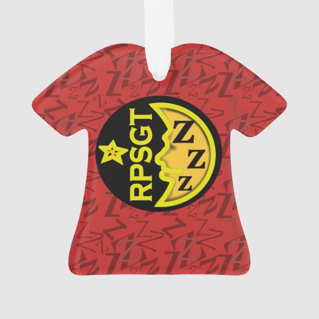 Ornamento SONO POLYSOMNOGRAPHY de RPSGT por Slipperywindow (Verso)