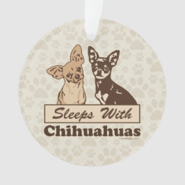 Ornamento Sonos com chihuahuas