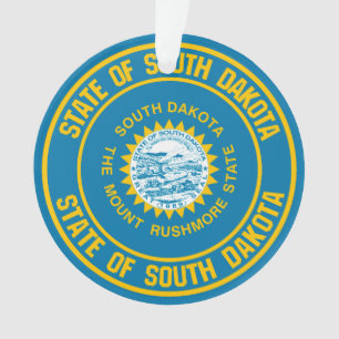 Ornamento South Dakota Round Emblem
