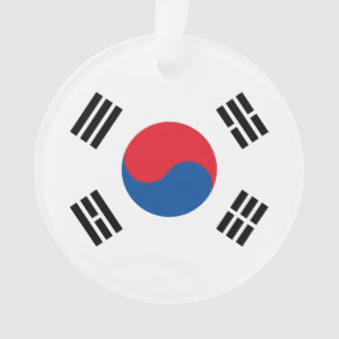 Ornamento South Korea Flag