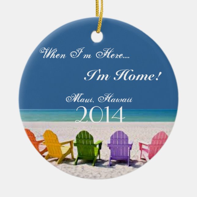 ORNAMENTO Souveneir do PRESENTE do AMANTE da PRAIA (Frente)