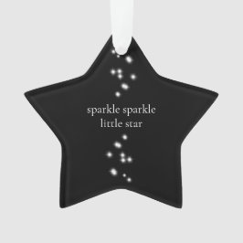 Ornamento Sparkle Sparkle Little Star Black Starlight