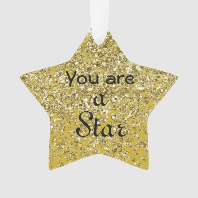 Ornamento Sparkly Hope Star (Frente)