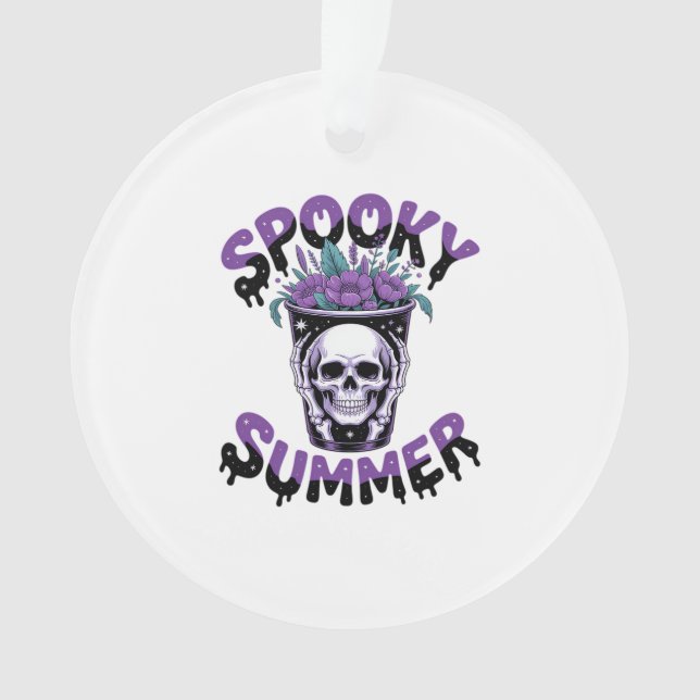 Ornamento Spooky Summer Skeletonsummerbetween (Frente)