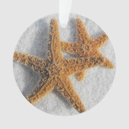 Ornamento Starfish no Casamento de Sand Beach