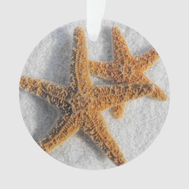 Ornamento Starfish no Casamento de Sand Beach (Frente)