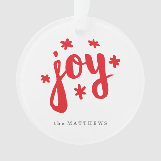 Ornamento Starry Joy (Frente)