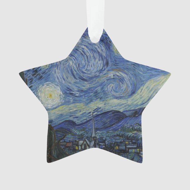 Ornamento Starry Night Vincent van Gogh (Frente)