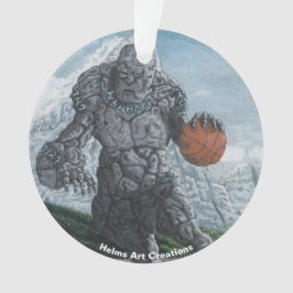 Ornamento Stone Golem Basball Fantasy Arylic Ornament