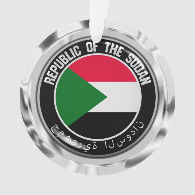 Ornamento Sudão Round Emblem (Frente)