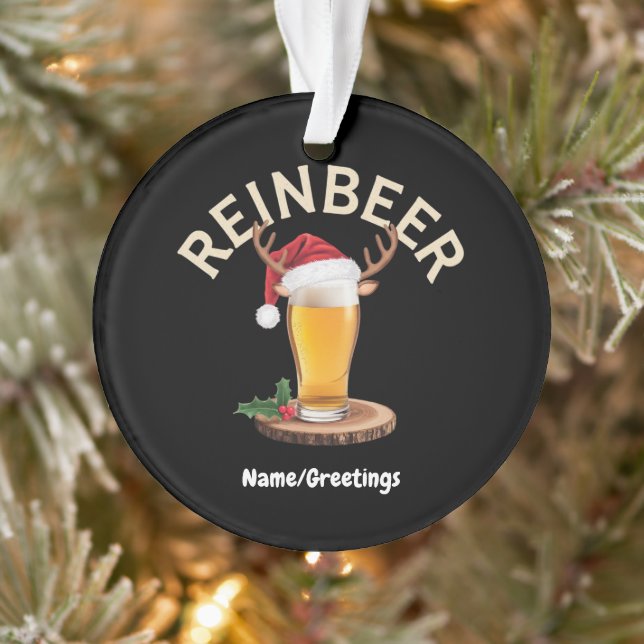 Ornamento Suéter de Natal Reinbeer Presente Engraçado de Cer (Árvore)
