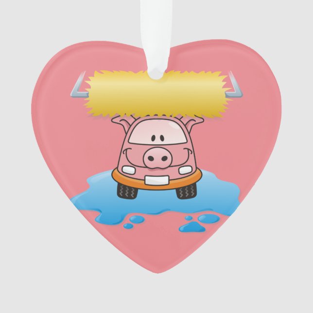 Ornamento Suíno de lavagem (Frente)