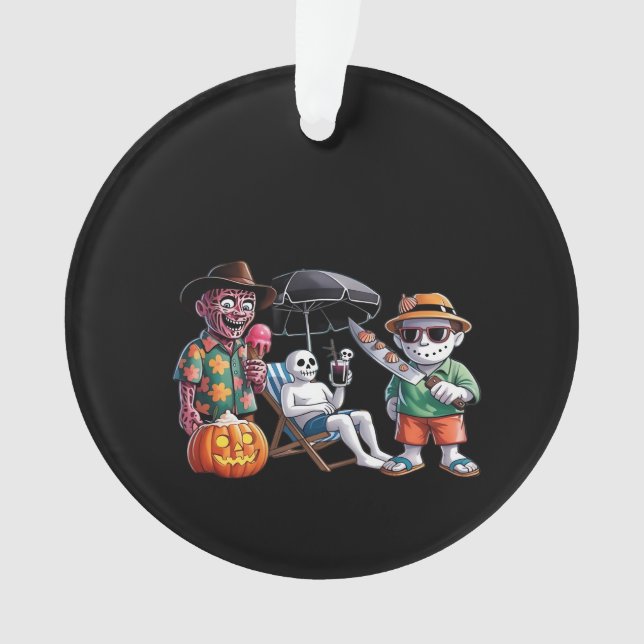 Ornamento Summerween - Praia do Summerween - Bruxa do Summer (Frente)