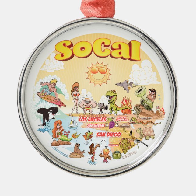 Ornamento Sunset do Sul da Califórnia (Frente)