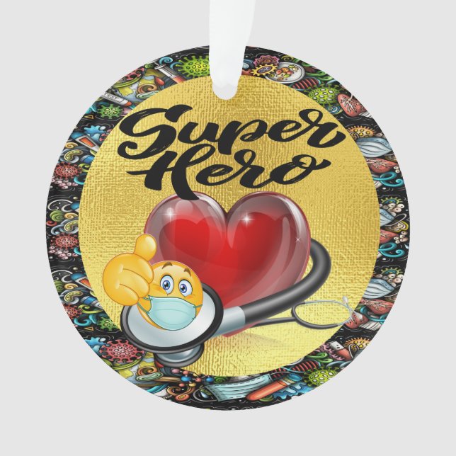 Ornamento Super Hero (Frente)