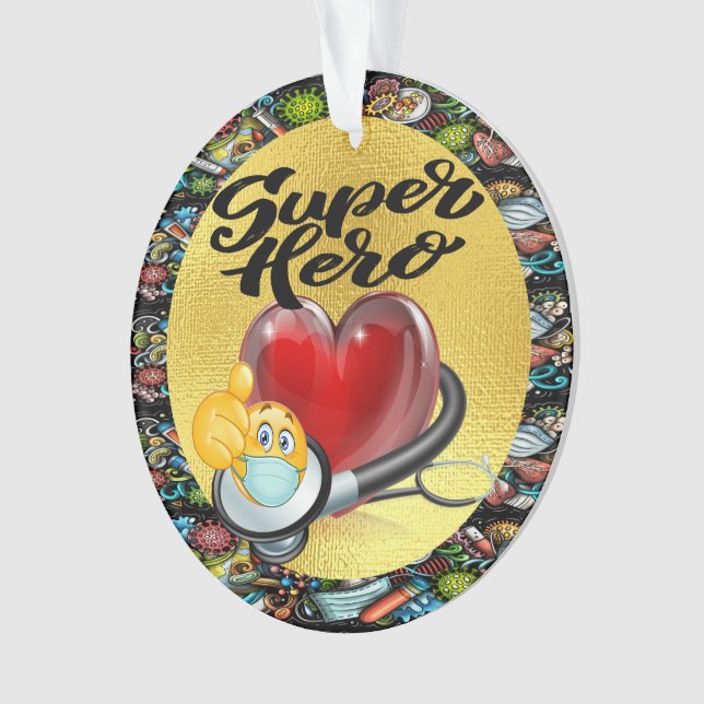 Ornamento Super Hero (Frente)