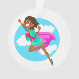 Ornamento Super Mãe, Irmã, Amiga, Tia, Professora