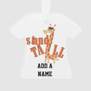 Ornamento Suporte do girafa alto