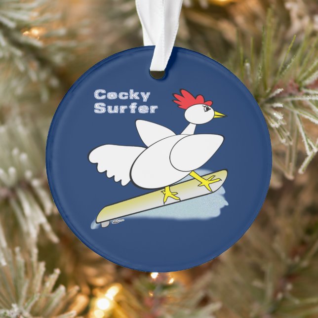 Ornamento Surfista Cocky (Árvore)