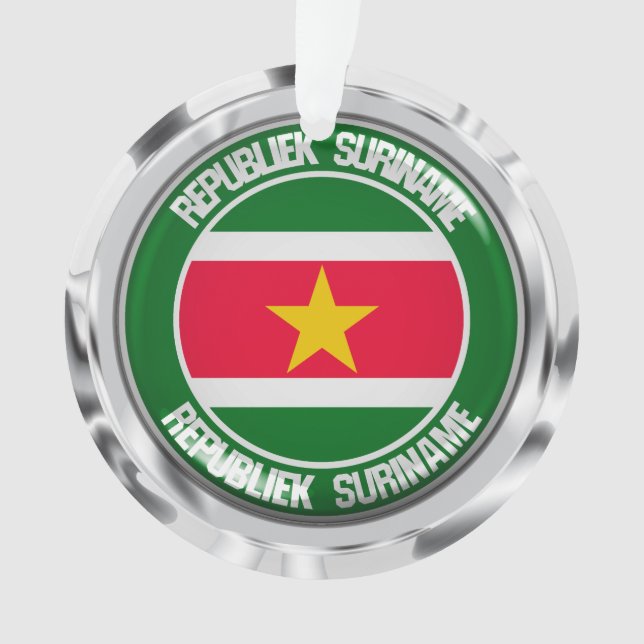 Ornamento Suriname Round Emblem (Frente)