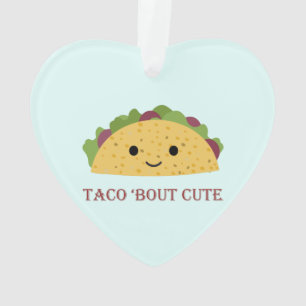 Ornamento Taco Sobre Cute Kawaii Taco