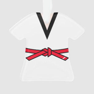 Ornamento Tang Soo Do Red Belt 1rua Personalizado