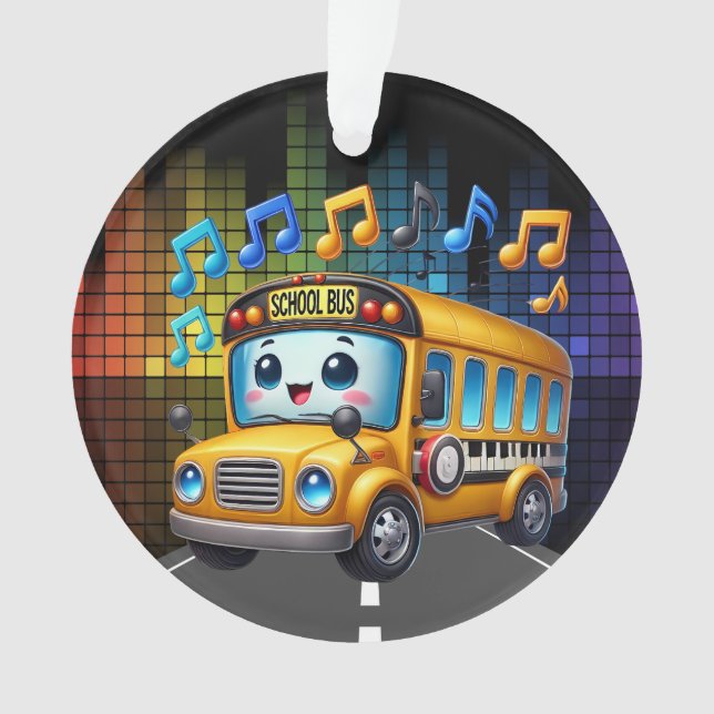 Ornamento TÃO BARATO Ônibus escolar (Frente)
