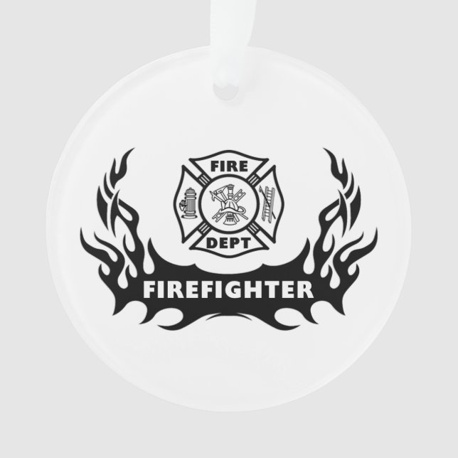 Ornamento Tatuagens do sapador-bombeiro (Frente)