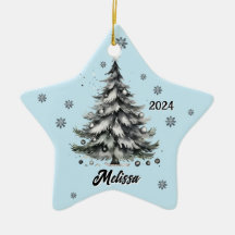 ornamento teal personalizado
