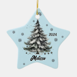 ornamento teal personalizado