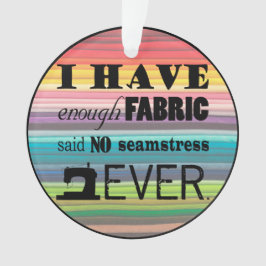 Ornamento Tecido Não Suficiente - Artesanatos