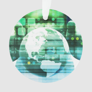 Ornamento Tecnologia futurista da ciência como uma arte do